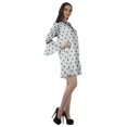 thumbnail image 4 of Moomaya Robes Mini Imprimées à Col en V pour Femmes Manches à Volants Robes de Plage pour Femmes, 4 of 4