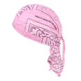 thumbnail image 4 of Turban pour Hommes en Coton Doux Chimio Cancer Foulard Rose, 4 of 6