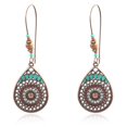 thumbnail image 1 of Boucles d'Oreilles Pendantes Boho Style National Creux Boucles d'Oreilles Créoles, 1 of 10