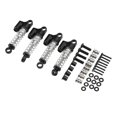 thumbnail image 2 of Amortisseur avant Arrière Résistant à l'Usure Amortisseur Arrière Haute Élasticité Ressort Réduire les Vibrations Alliage d'Aluminium pour 1/16 RC Voiture Noir, 2 of 8