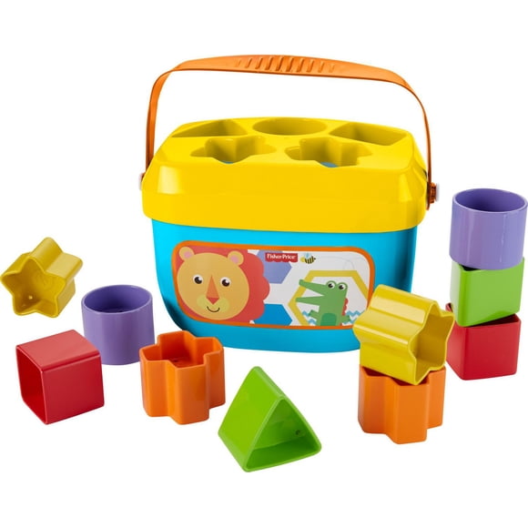 Fisher-Price Baby’s First Blocks Shape-Sorting Toy, for Infants 6+ Months