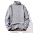 thumbnail image 2 of Men's Solid Knit Turtleneck, 2 of 7