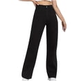 thumbnail image 1 of AherBiu Women's High Waisted Straight Leg Jeans, 1 of 7
