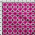 thumbnail image 3 of oneOone Polyester Lycra Fabric Argyle Ikat Printed Craft Fabric BTY 56 Inch Wide, 3 of 4