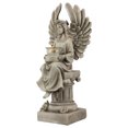 thumbnail image 3 of Northlight Bougeoir Paisible Angel 17 Pouces sur Piédestal Statue Extérieure, 3 of 5