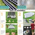 thumbnail image 4 of Golf Practice Net, 6.6x4.6ft Golf Hitting Training Aids Nets with Target and Carry Bag for Backyard Driving Chipping - Men Kids Indoor Outdoor Sports Game, 4 of 7
