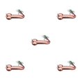 thumbnail image 2 of relayinert Metal Glitter Fishing Lure For Attracting Fish In Various Fishing Environments Suitable For Most Rose Gold 21g 5Set, 2 of 6