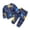 Dark Blue, variant on Gubotare Kid Pajamas Baby Girls' and Toddler Long Sleeve Top and Pants Snug Fit 2 Piece Pajama Sleepwear Set (White,0-3 Months)