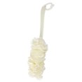 thumbnail image 1 of fastboy Bath Brush Long Handle Non-slip Shower Sponge Ball Back Scrubber Foaming Scrub Tool, Beige, 1 of 5