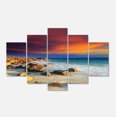 thumbnail image 2 of Beach with Stones on Foreground - Extra Large Seascape Art Canvas, 2 of 3