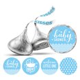 thumbnail image 1 of Darling Souvenir Candy 190 Pcs Baby Shower Theme Stickers DIY Chocolate Labels-Light Blue, 1 of 2