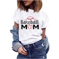 thumbnail image 1 of Birdeem Fashion Woman Print Round-Neck Short Sleeve T-Shirt Printing Loose Blouse Tops, 1 of 1