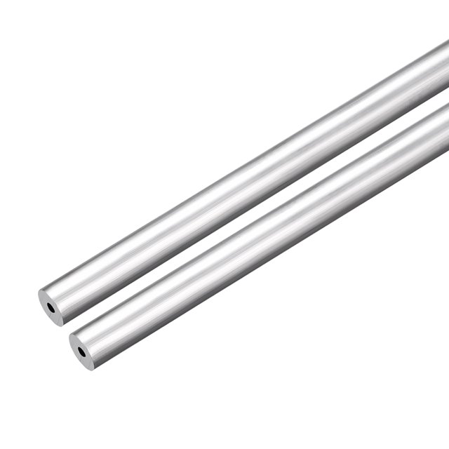 Unique Bargains 2 Pcs 6063 Tube Rond en Aluminium 1 Pied Longueur 0.351 Pouces ID 0.429 Pouces OD