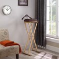 thumbnail image 2 of Proman Products VL17035 Laguna Valet for Tray & Hanger - Medium Walnut, 2 of 2