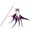 thumbnail image 4 of Cat Teaser Wand Creative Butterfly Decor Funny Cat Feather Toy Cat Training Toy, 4 of 5