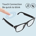 thumbnail image 4 of Lunettes Intelligentes Intelligentes avec Micro et Haut-Parleur 5.4 Télécommande Photo Réduction du Bruit IP65 Étanches Sans Fil Lunettes de Musique pour Voyager Conduire, 4 of 7
