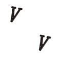 thumbnail image 4 of relayinert House Sign With Retro 3D Wide Range Of Uses And Durable Weather-resistant Metal House Numbers Retro 3D Sign V 2Set, 4 of 6