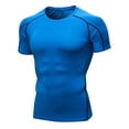 thumbnail image 1 of cfhntfmh Men's Shirt Short Sleeve Athletic Base Layer Sports T Shirts Workout Tops for Men Summer Basic Tee, 1 of 6