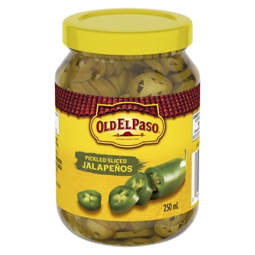 Old El Paso Pickled Sliced Jalapeños, Canned Jalapeños, 250 ml