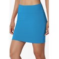 thumbnail image 4 of TheMoogan Women's Basic Stretch Cotton High Waist Double Layer Tube Mini Skirt, 4 of 7