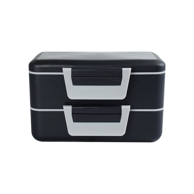 Birdeem Lunch Box Kids, Adult Lunch Box, Plastic and Stainless Steel Double Lunch Box Microwave Lunch Box High Color Value and Large Capacity Office Worker Sealed Lunch Box