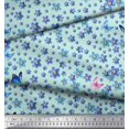thumbnail image 3 of Soimoi Cotton Duck Fabric Butterfly & Flower Print Sewing Fabric Yard 56 Inch Wide, 3 of 3