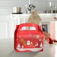 thumbnail image 4 of Qocolhg Outdoor Christmas Decorations Indoor, Christmas Series Cardboard Gift Box 4 Pack Gift Packaging Box Candy Gift Box Handheld Gift Box, Christmas Home Party Decor Clearance, 4 of 6