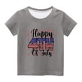 thumbnail image 4 of TopLLC Manches Courtes Col Rond Blouses & Chemises Chemises pour Enfants T-Shirt Graphique Manches Courtes Col Rond Crop Top pour 3-14 Ans Filles et Garçons T-Shirt Tee Blouse Fille, 4 of 4