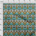 thumbnail image 2 of oneOone Cotton Poplin Fabric Diamond & Swirl Ikat Printed Craft Fabric BTY 56 Inch Wide, 2 of 4