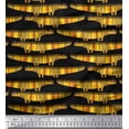 thumbnail image 1 of Soimoi Moss Georgette Fabric Crocodile Kids Decor Fabric Printed Yard 42 Inch Wide, 1 of 3