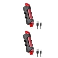 thumbnail image 2 of Baohd Rechargeable Bike Tail Light Cycling Reminding Rear Lamp Waterproof Taillight Wide Range Cycling Illumination Gear Red 2Set, 2 of 6