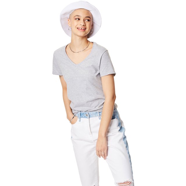 Perfect-T T-Shirt Col en V pour Femmes