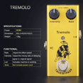 thumbnail image 1 of Portable Guitar Effect Pedal Distortion Delay Chorus Tremolo Digital Overdrive, 1 of 10