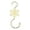 Gold, variant on Maliangggg 10 Pcs Snowflake Themed Ornament Hooks Metal Wire Hooks With Decorative Snowflake Design For Hanging For Xmas Winter Farmhouse Party