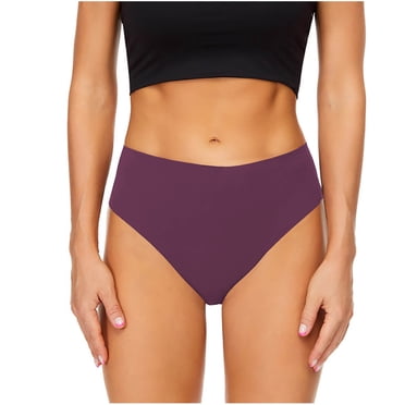 Rbaofujie Fashion Women Solid Color High Waist Periods Bikini Bottoms Menstruation Swimsuit Periods Briefs Thongs For Women Period Underwear For Women