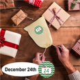 thumbnail image 3 of Christmas Gift Bag Set Christmas Creative Non-woven Cloth Gift Bag Set Christmas Tree Decoration Candy Bag with Clips Stickers Rope for Home Garden Store, 3 of 9