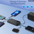 thumbnail image 3 of N6 Portable Charger 35000mAh Power Bank - Portable Battery with 4 Built in Cables, 22.5W Fast Charging Battery Pack, 3 of 3