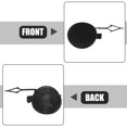 thumbnail image 4 of Unique Bargains Car Rear Bumper Towing Tow Eye Hook Cover Cap Fit for Volkswagen Golf 2015-2017 Black, 4 of 7