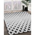 thumbnail image 3 of Ahgly Company Tapis d'Intérieur Lavable en Machine Carré Gris Platine, 4 Pieds Carré, 3 of 7