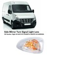 thumbnail image 4 of Wing Mirror Indicator Lens, Waterproof Side Mirror Turn  Light Lens for Master MK3 OPEL MOVANO MK2 MOVANO B, 4 of 8