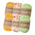 thumbnail image 1 of 6Pcs Knitting Yarn Fabric Cloth Polyester T-shirt Yarn for Crochet DIY Throw Set B, 1 of 8