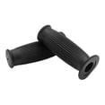 thumbnail image 3 of Pair Universal Motorcycle HandleBar Hand Grip Retro Handlebar Black Sleeves 25mm Motorcycle 22 24MM, 3 of 9