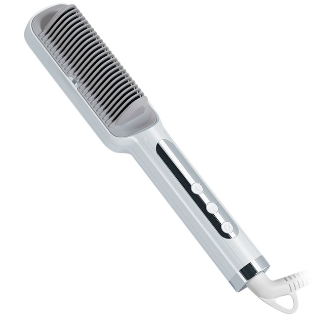 Portable Hair Straightener Ionic Electric Ceramic Straightening Comb 20s Quick Heated Anti-Scald Modelling Brush Styling