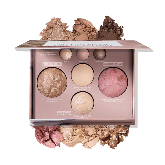 Refurbished Laura Geller New York The Best Of The Best Baked Palette, Full Size, With Bronzer Blush Highlighters Eyeshadows, Travel-Friendly, C36