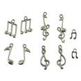 thumbnail image 2 of GUOOL 40Pcs Vintage Tibetan Musical Note Charms Pendants For Diy Necklace Kids, 2 of 5
