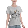thumbnail image 2 of Women's Basic Short Sleeve T-Shirt One Piece Karp, 2 of 6