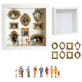 thumbnail image 1 of DIY Mini Museum Silhouette Box- Shadow Box Frame Kit, Mini Museum,Personalized Memory Display Case for Couples, Wedding, Anniversary, & Valentine's Day Gift (black), 1 of 7