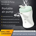 thumbnail image 4 of Mistaha Portable Electric Inflation Pump with Powerbank and Light Functionality - Outdoor Camping BBQ Air Pump for Swim Rings, Air Mattresses, and Emergency Lighting, 4 of 7