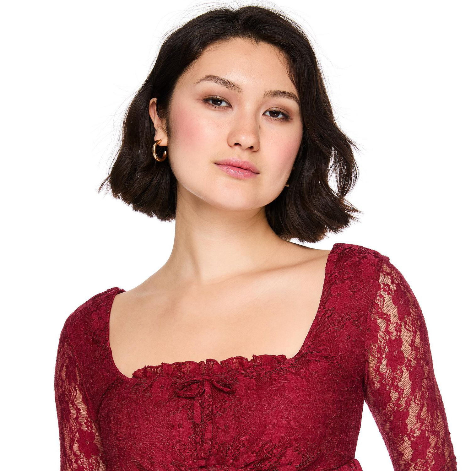 Haut en dentelle à taille empire No Boundaries pour femmes