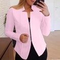 thumbnail image 1 of EGNMCR Veste à Manches Longues pour Femmes, Sans Capuche, Décontractée, Cardigan à Fermeture Éclair, 1 of 6
